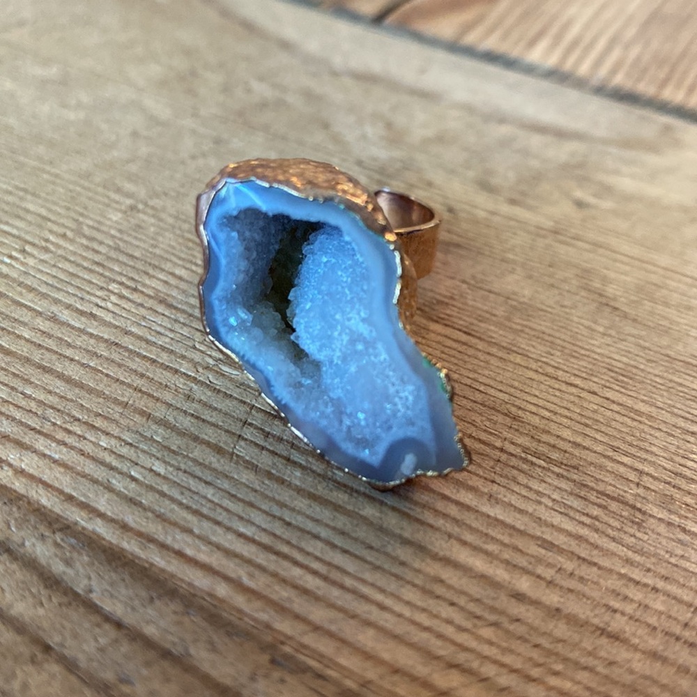 Adjustable Geode Ring - Picture 5 of 5